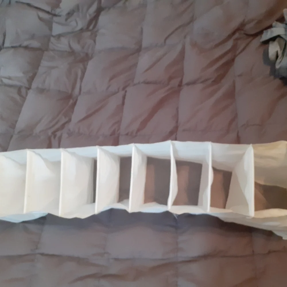 10-shelf hanging shoe organizer